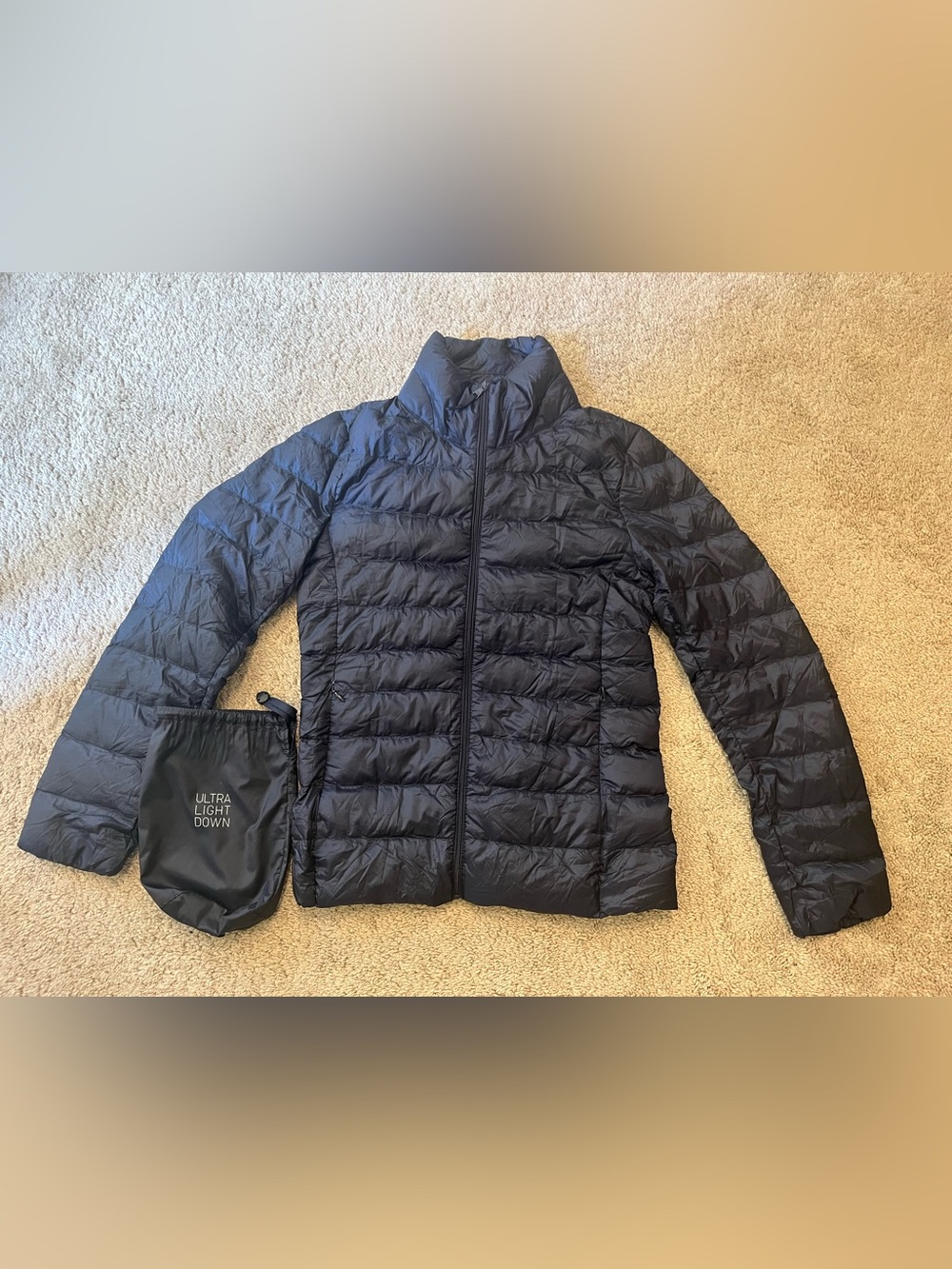 Women Uniqlo Black Ultra Light Down Jacket